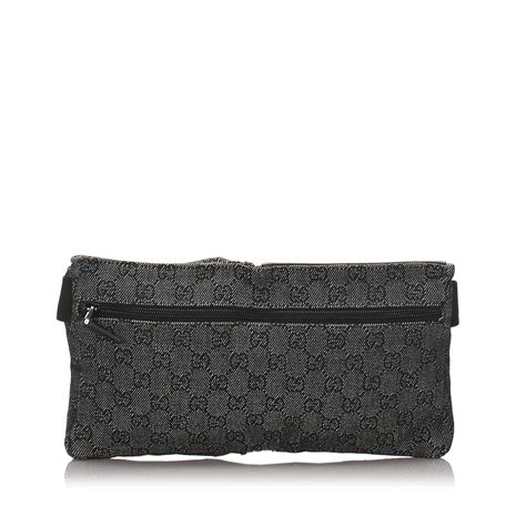 gucci black fanny pack|gucci fanny pack with tiger.